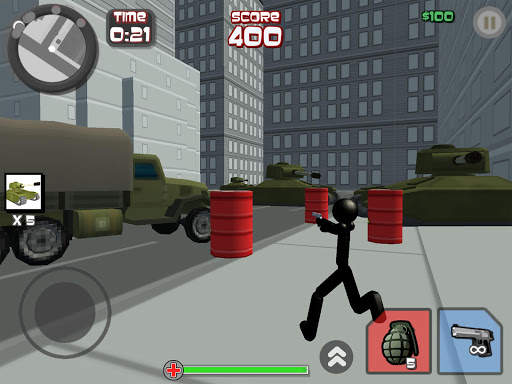 Stickman City Shooting 3D screenshot 13