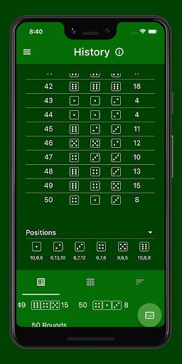 Sic Bo Dashboard screenshot 1