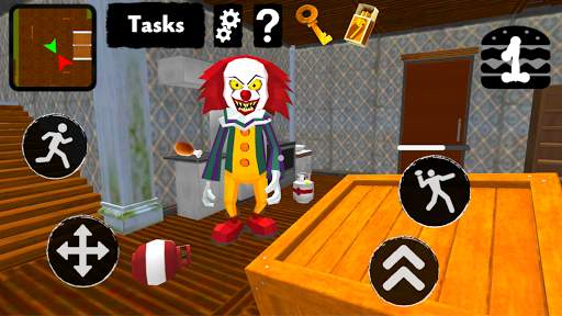 Neighbor Clown. Scary Escape 3D screenshot 1