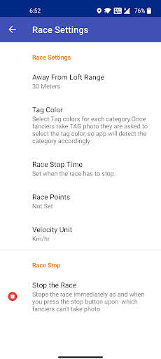 Pigeon Race Manager screenshot 5