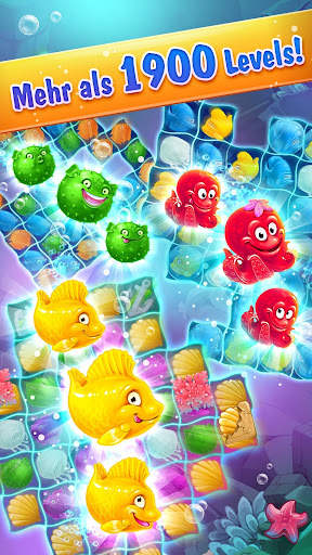 Mermaid-puzzle match-3 schätze screenshot 10