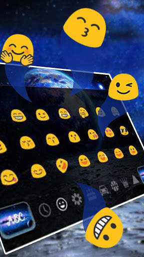 Galaxy Earth Keyboard screenshot 3