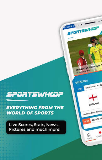 SportsWhoop - Live Cricket Scores, News & Updates screenshot 1
