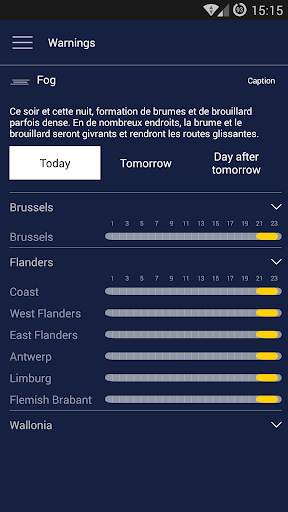 KMI - IRM: .be Weather screenshot 6
