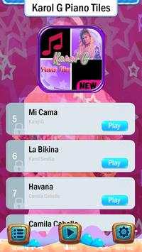 KAROL G Piano Tiles screenshot 2