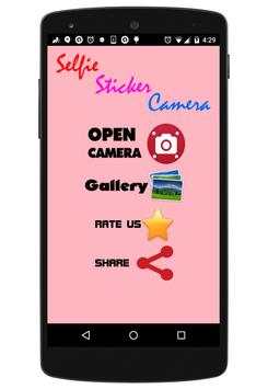 Selfie Sticker Camera Editing screenshot 5