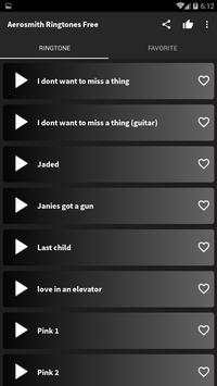 Aerosmith Ringtones Free screenshot 2