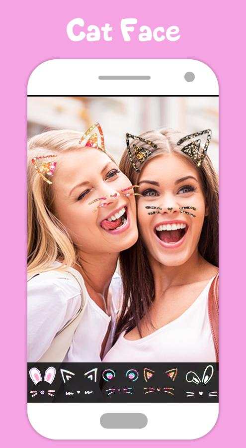Snap Cat Face Camera screenshot 1