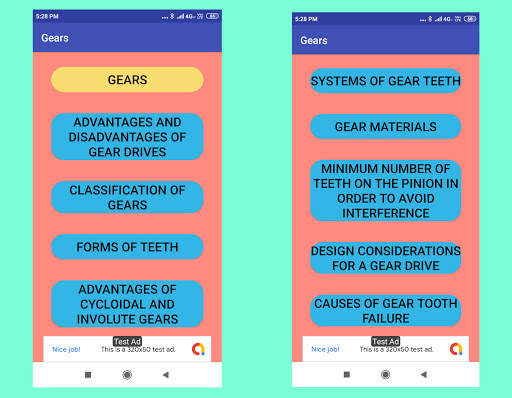 Mechanical Engineering Gears screenshot 1