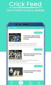Crick Feed – Live Cricket score & Update screenshot 4