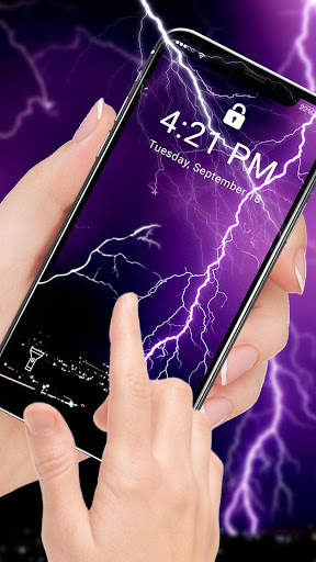 Thunder Storm Lightning APUS Live Wallpaper screenshot 2
