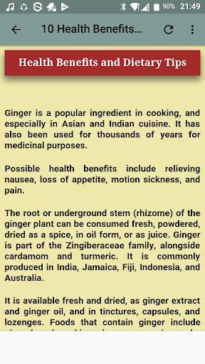Ginger Uses & Benefits screenshot 3