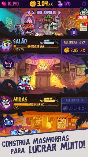 Dungeon, Inc.: Clicker Ocioso screenshot 1