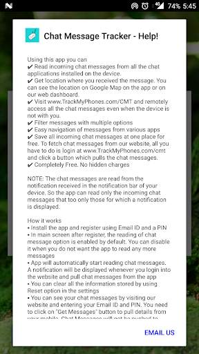 Chat Message Tracker Remotely screenshot 8