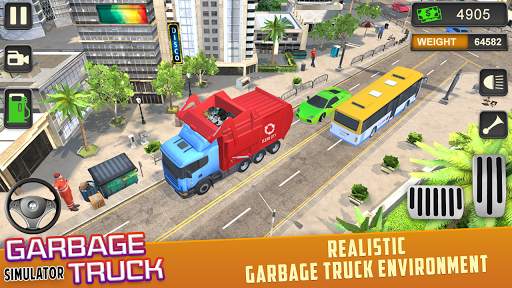 Trash Truck Driving Simulator: Driving Games 2020 screenshot 2