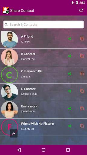 Share Contact 👤 screenshot 1