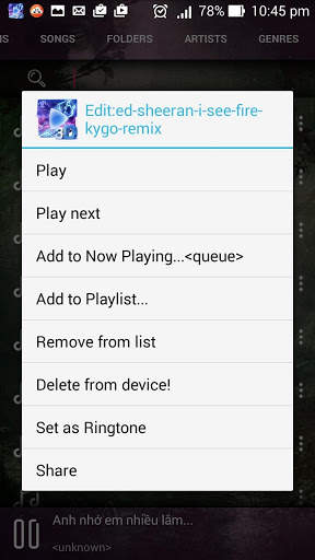 Storm Mp3 Player 3D 4 Android screenshot 5
