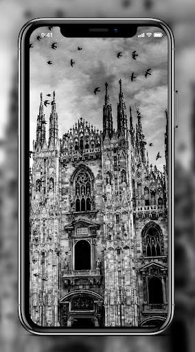 Black and White Wallpaper screenshot 1