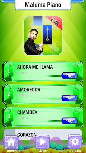 Maluma Piano Tiles screenshot 2