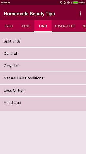 Homemade Beauty Tips 3 تصوير الشاشة