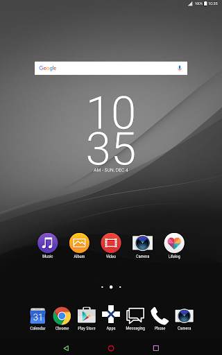 Black theme for XPERIA 4 تصوير الشاشة