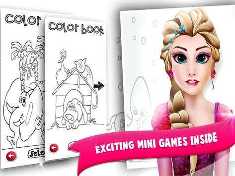 Princess Hair Salon Kids Game screenshot 5