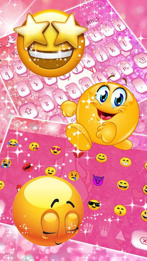 Cute Finger Love Heart Keyboard Theme screenshot 3