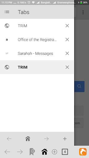 Trim Browser - Fast & Secure screenshot 1
