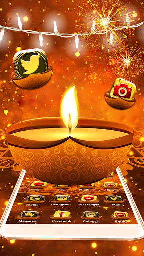 Happy, Diwali Themes, Live Wallpaper screenshot 2