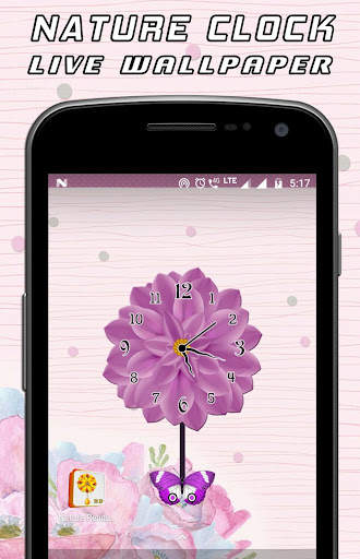 Nature Clock Live wallpaper screenshot 2