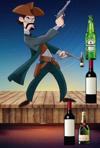 Gun Bottle Shoot : Bottle Shooting free Game screenshot 1