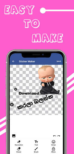 Sinhala Stickers For Whatsapp 2021 screenshot 3