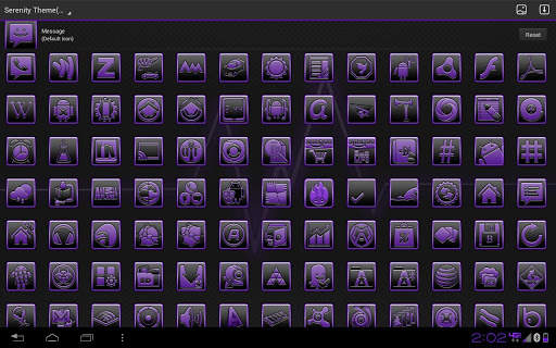 Serenity Launcher Theme Purple screenshot 19