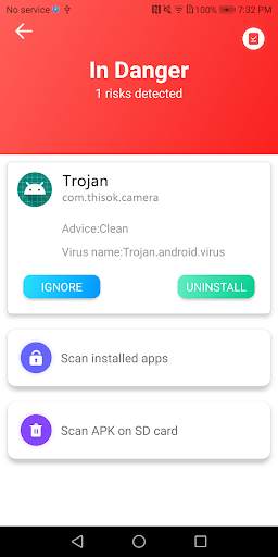 Tiny Antivirus - performance security virus clean screenshot 3