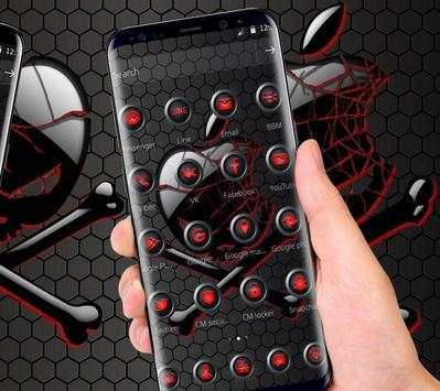 Black Skull Apple Theme screenshot 4