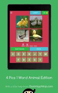 4 Pics 1 Word Animal Edition screenshot 15