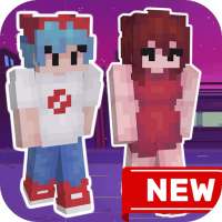 Friday Night Funkin Skins for Minecraft logo