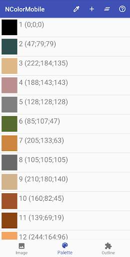 NColorMobile - do-it-yourself coloring by numbers screenshot 2