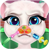 Talking Cat Nose Spa Salon Doctor icon