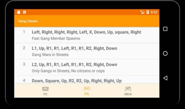 Cheats for GTA-San Andreas screenshot 4