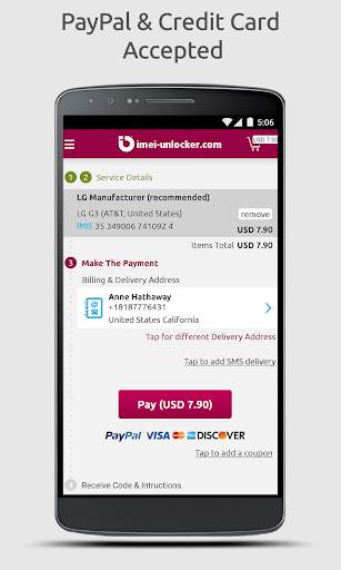 SIM Unlock for LG screenshot 1