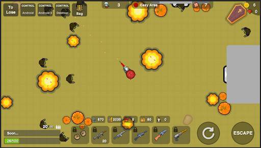 Zombie Battle Royale : 2D Tower Defense Online screenshot 6