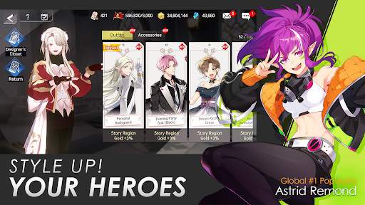 Lord of Heroes: anime games screenshot 6