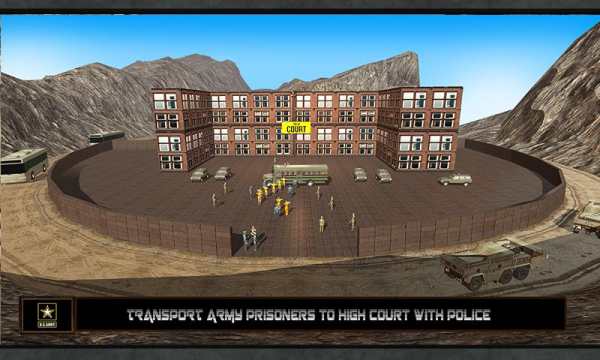 Airport Army Prison Bus 2017 screenshot 3