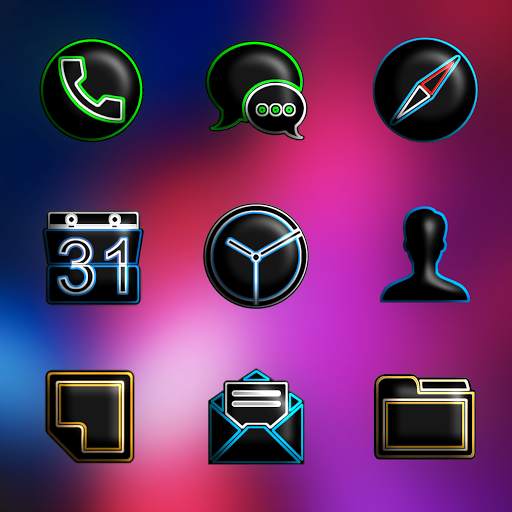 Flixy 3D - Icon Pack 2 تصوير الشاشة