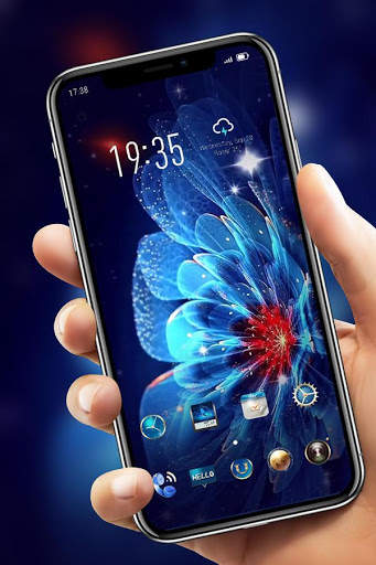 Colorful flower theme for galaxy G10 best launcher screenshot 4