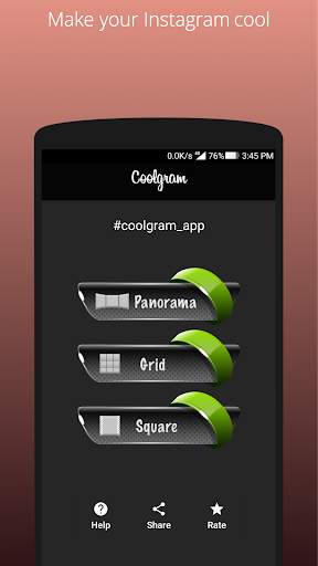 Coolgram - Instagram panorama, grid and square screenshot 1