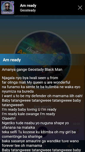 Geosteady songs, offline screenshot 3