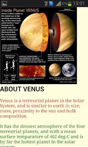 NINE PLANETS screenshot 2