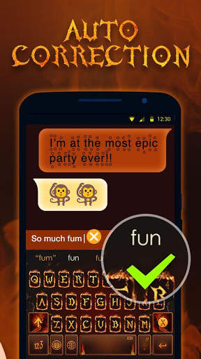 Fire Lion Keyboard Theme - Emoji & Gif screenshot 5